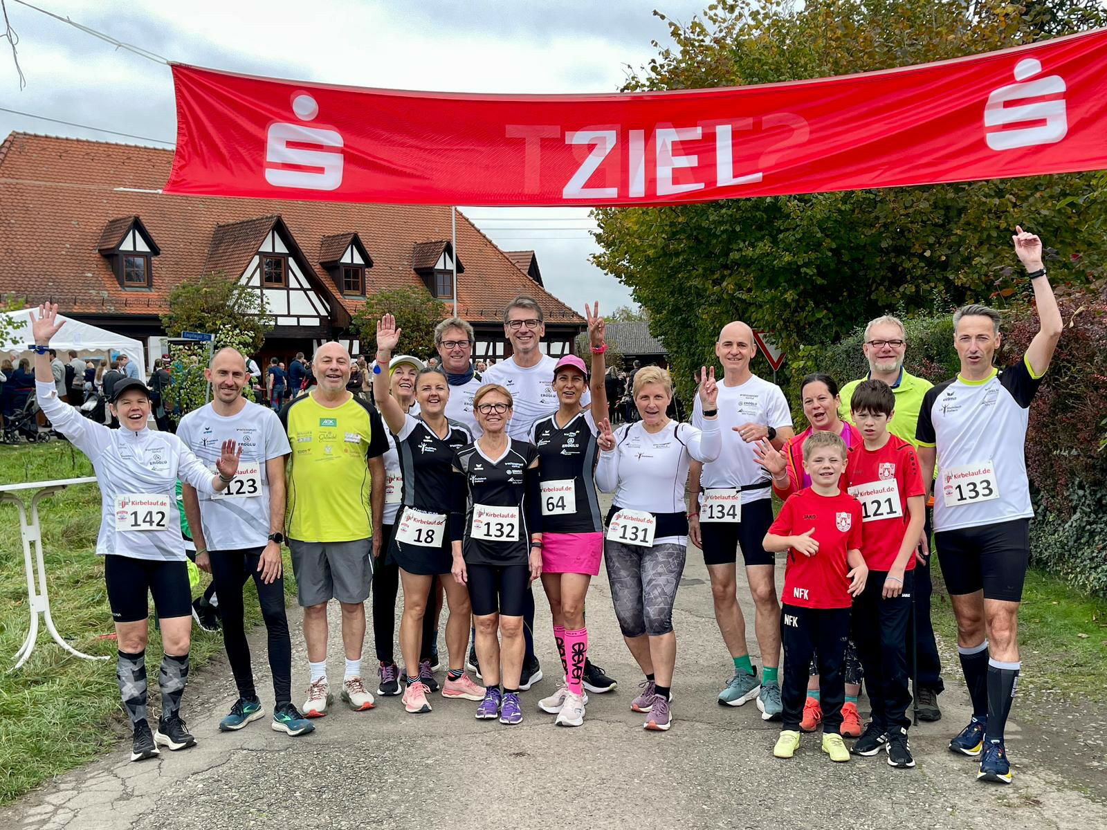 Sehr zahlreich war die LG Steinlach-Zollern beim Kirbelauf in Weildorf vertreten.