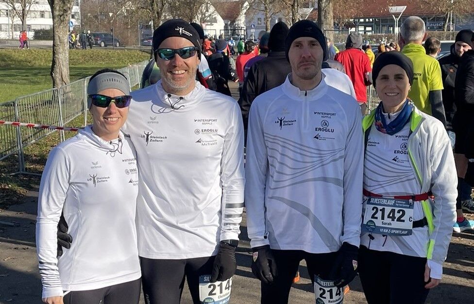 Beim Silvesterlauf in Sigmaringen strahlte die Sonne zum sportlichen Jahresendwettkampf für die Läufer der LG Steinlach-Zollern.