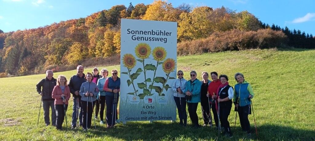 Zu einer besonderen Walkingtour auf die Schwäbische Alb hatte die Nordic Walking-Abteilung der LG Steinlach-Zollern am Samstag, 18. Oktober eingeladen