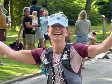 Kerstin Kostanzer beim 2025 Ultralauf an der Traufkante