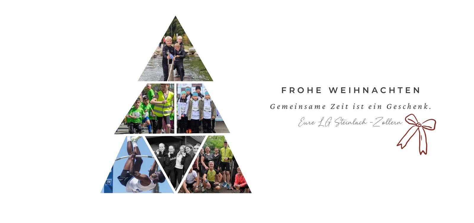 Frohe Weihnachten - Gemeinsame Zeit ist ein Geschenk - Eure LG Steinlach-Zollern