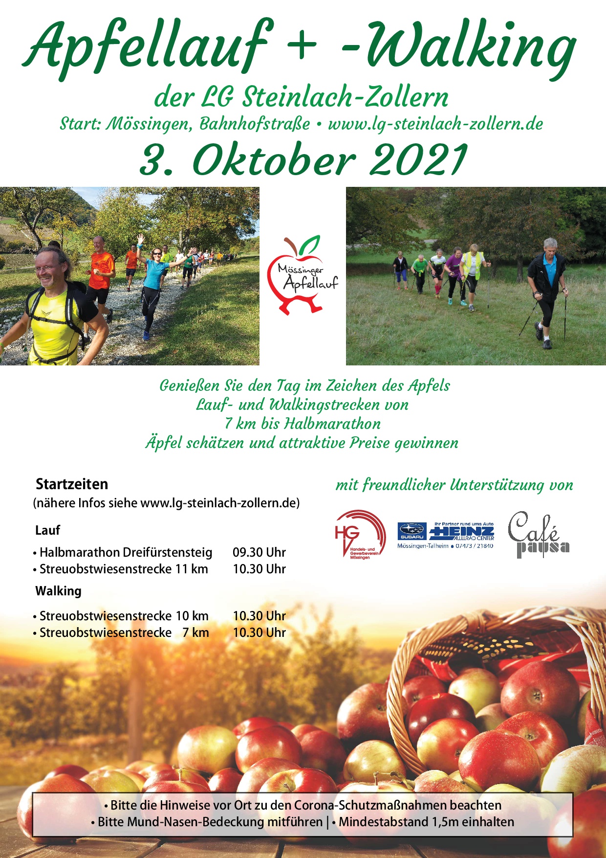 Flyer Apfellauf 2021