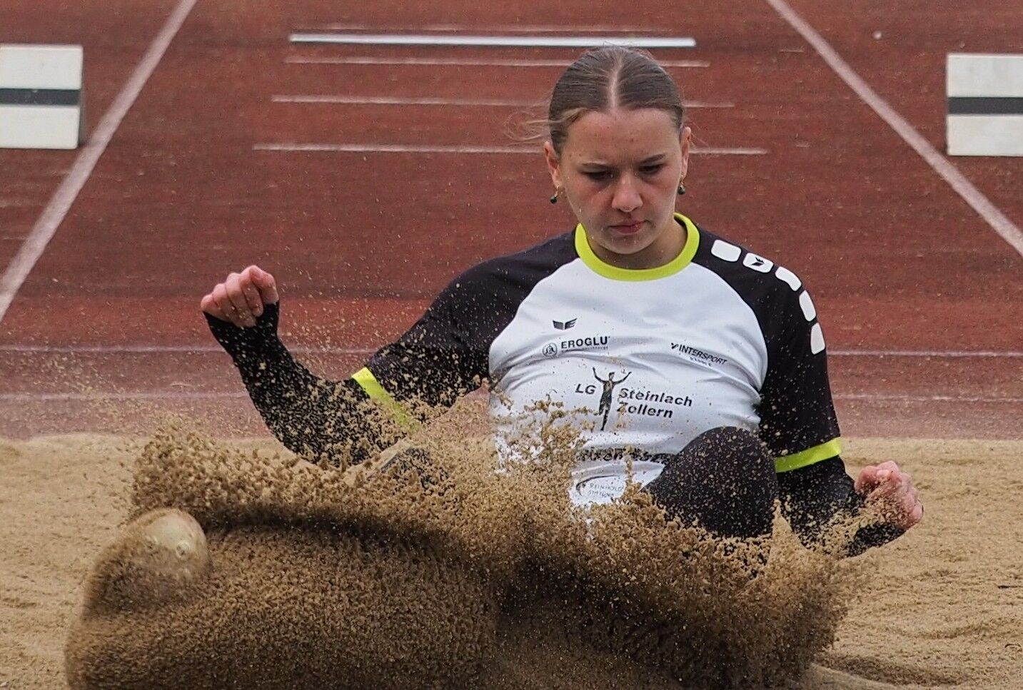 Letizia Keller schrammte im Dreisprung knapp an der Goldmedaille vorbei.