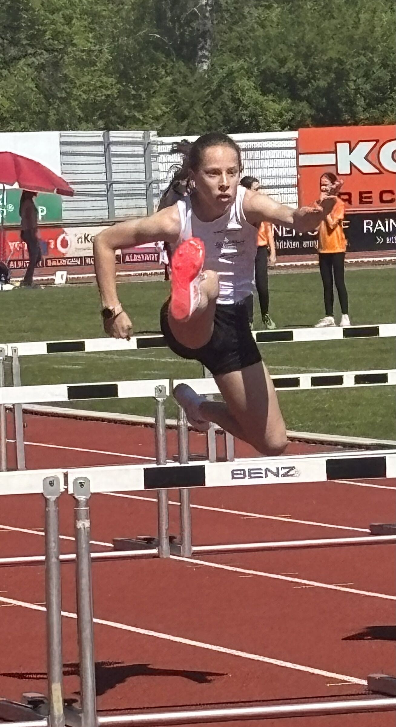 Lotta Leipp siegte im Blockmehrkampf „Sprint/Sprung“ in ihrer Altersklasse.