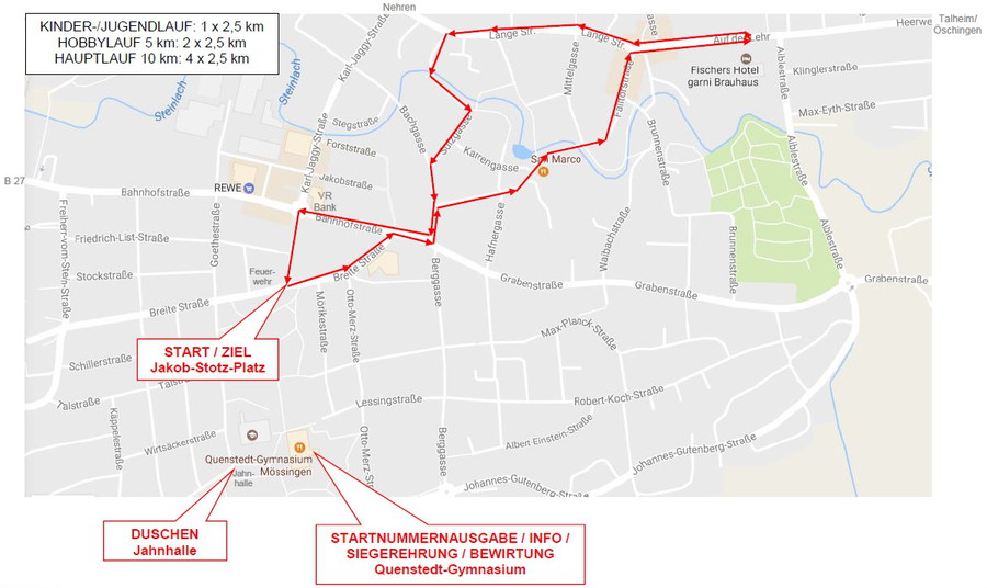 Stadtlaufrunde 25km 700Bild