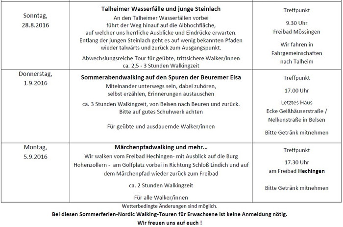 Sommerferienprogramm 2016 S. 4