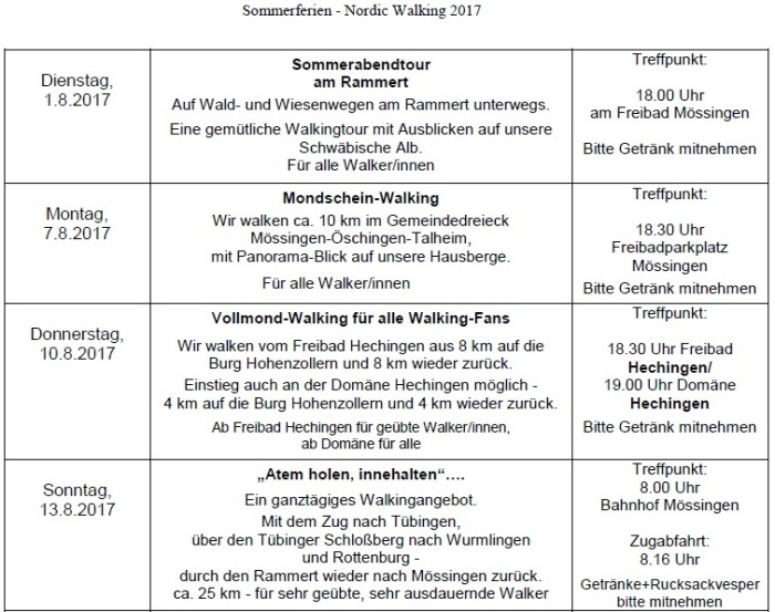 Ferienprogramm Teil 3