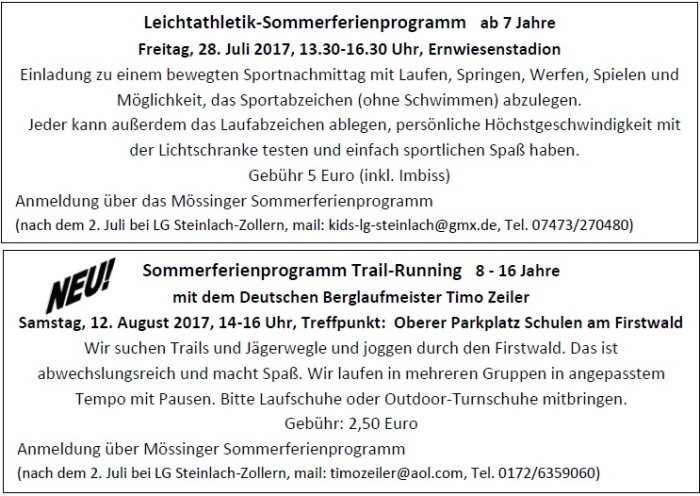 Ferienprogramm Teil 5