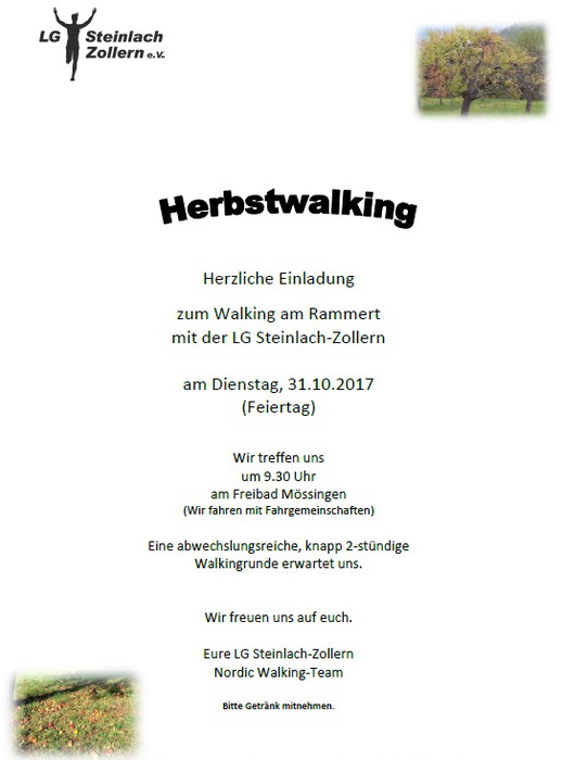 Herbstwalking 2017