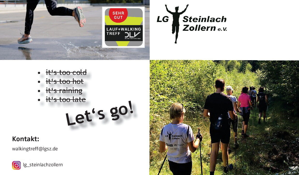 Flyer Walkingtreff 2021 aktualisiert