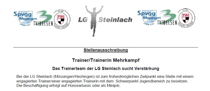 Trainerausschreibung 1 700Bild