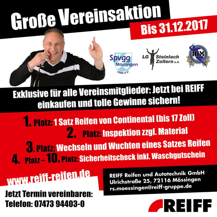Facebook Vereinsaktion REIFF
