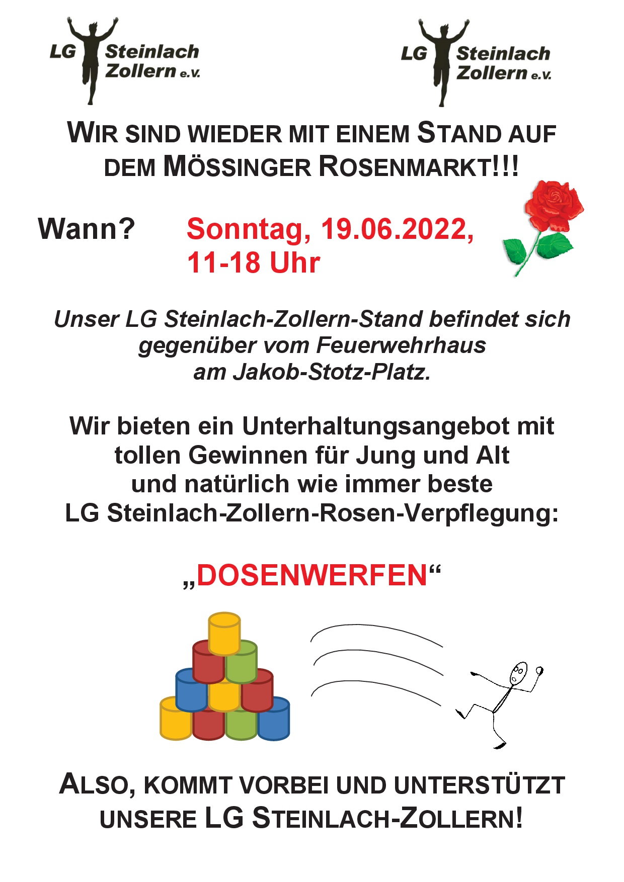 Flyer Rosenmarkt 2022