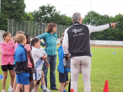 Einweisung durch unseren Trainer Martin Grundmann
